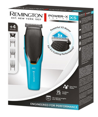 Машинка для стрижки волосся Remington Power-X X5 HairClippers HC5000 (HC5000) фото