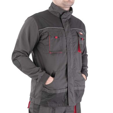 Куртка рабочая 80 % полиэстер, 20 % хлопок, плотность 260 г/м2, M INTERTOOL SP-3002 (SP-3002) фото