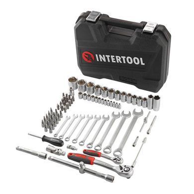 Набор инструментов INTERTOOL ET-9082 (ET-6082SP, 1/2" & 1/4", 82 ед) (ET-9082) фото