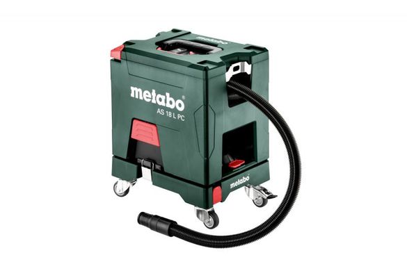 Акумуляторний пилосос сухого прибирання Metabo AS 18 L PC Set (Без АКБ і ЗУ) (691060000) (691060000) фото