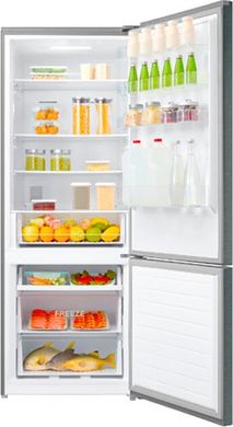 Двухкамерный холодильник GRUNHELM GNC 188-416 LX (97338) фото