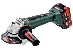 Аккумуляторная угловая шлифмашина Metabo WB 18 LTX BL 125 Quick LiHD 2x8.0 Ач (613077810) фото