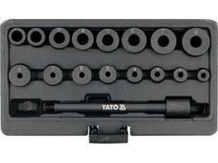 Набір для центрування диска зчеплення YATO YT-06310 (&Oslash; 10,6&ndash;20 та 13,7&ndash;26 мм, 17 предметів) (YT-06310) фото