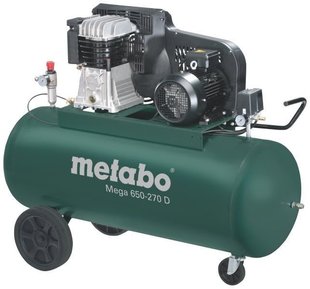 Компрессор Metabo Mega 650-270 D (601543000) фото