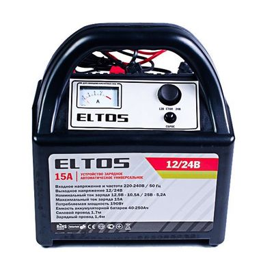 Зарядний пристрій ELTOS 15A (t14446) фото