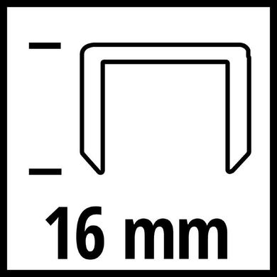 Скоби для степлера 5,7*16 мм Einhell (3000 шт) (4137855) фото