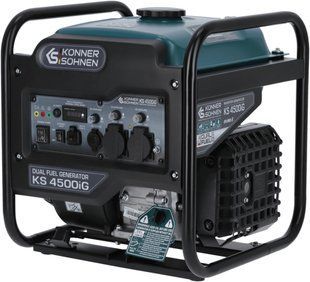 Инверторный генератор газ-бензин Konner&Sohnen KS 4500iG (KS4500iG) фото