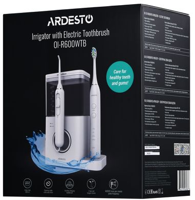 Иригатор + Электрическая зубная щетка Ardesto OI-R600WTB (OI-R600WTB) фото