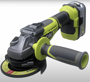 Аккумуляторная угловая шлифмашина Ryobi One+ R18AG7-140S (5133004231) фото