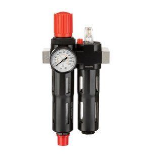 Блок подготовки воздуха 1/4", 5мкм, 850 л/мин, металл, профессиональный INTERTOOL PT-1435 (PT-1435) фото