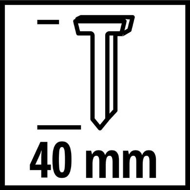 Гвозди для степлера 40 мм Einhell (3000 шт) (4137872) фото