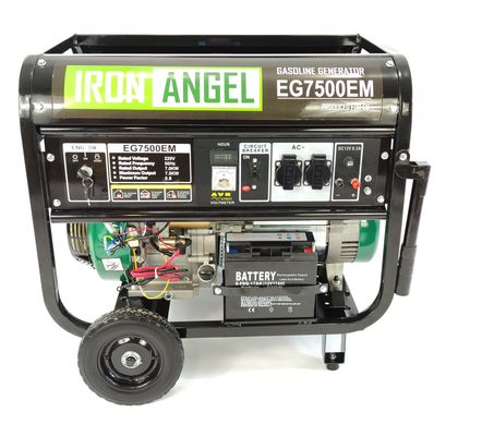 Бензиновий генератор Iron Angel EG 7500 E (2001221) фото