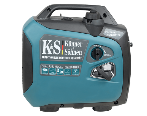 Інверторний двохпаливний генератор Konner&Sohnen KS 2000iG S (KS2000iGS) фото