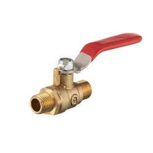 Кран шаровый воздушный, латунь, наружная резьба 1/4"-1/4", STORM INTERTOOL PT-1882 (PT-1882) фото