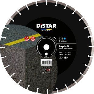 Круг алмазный отрезной Distar 1A1RSS/C3 400x3,5/2,5x10x25,4-11,5-28 HIT Asphalt (10170085108) фото
