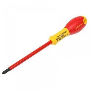 Отвертка электрика FatMax VDE 1000V изолированная с жалом под шлиц Ph2 длиной 125 мм STANLEY 0-65-416 (0-65-416) фото