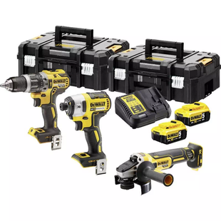 Набор из трех инструментов бесщеточных DeWALT DCK384P2T (DCK384P2T) фото