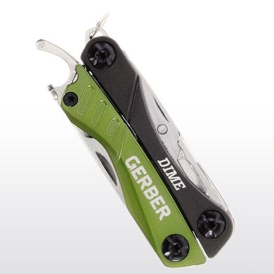 Мультитул Gerber Dime Micro Tool зеленый блистер(1014031) (31-001132) фото