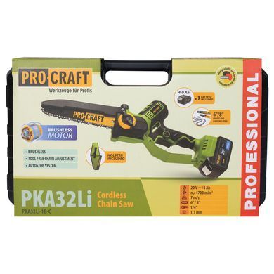 Аккумуляторная мини пила Procraft PKA32Li (Кобура, 1 АКБ) (p030039) фото
