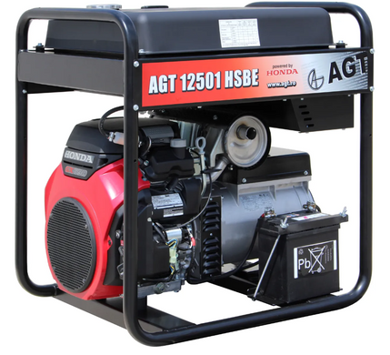 Генератор бензиновий AGT 12501 HSBE R45 (PFAGT12501H45/E) (PFAGT12501H45/E) фото
