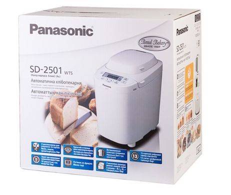 Хлібопічка Panasonic SD-2501WTS (SD-2501WTS) фото