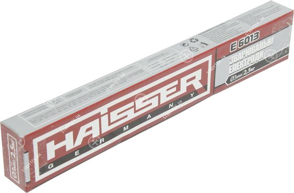 Зварювальні електроди Haisser E6013 3.0мм 2.5 кг (63816) фото