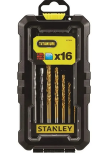 Набір біт і свердел STANLEY TITANIUM, 25 мм, 16 шт, кейс (STA7221) (STA7221) фото