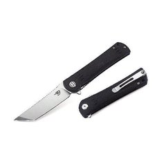 Нiж складний Bestech Knife KENDO Black BG06A-1 (BG06A-1) фото