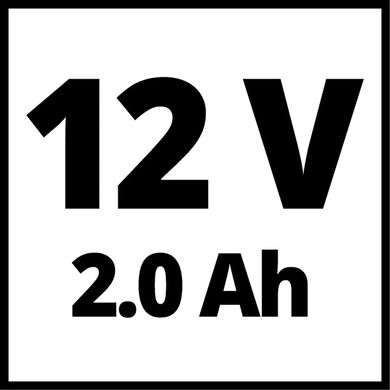 Аккумуляторный шуруповерт Einhell TE-CD 12/1 3X-Li +39 (1x2,0Ah) (4513597) фото