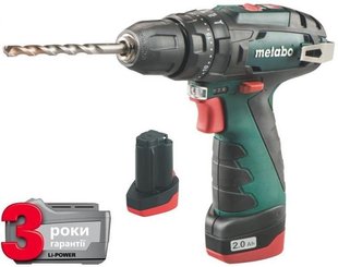 Аккумуляторный шуруповерт Metabo PowerMaxx SB (600385500) фото