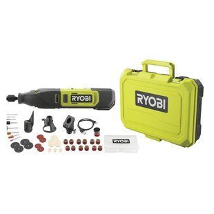 Аккумуляторный гравер Ryobi RRT12-120BA335 12В с 3 насадками и 35 аксессуарами (встроенный АКБ 2.0 Ач) (5133005635) фото