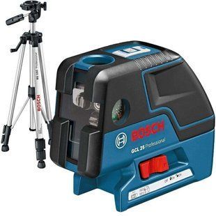 Лазерний нівелір BOSCH GCL 25 + штатив BOSCH BS 150 (0601066B01) фото