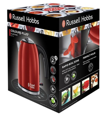 Електрочайник Russell Hobbs 20412-70 Colours Plus Red (20412-70) фото