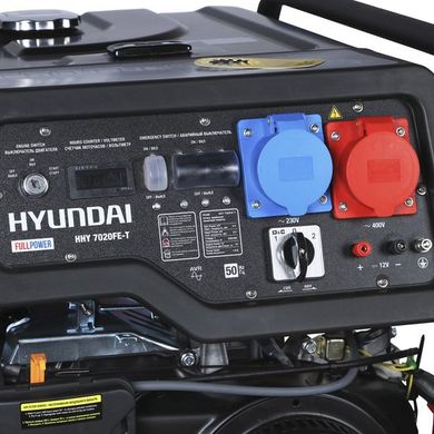 Бензиновый генератор Hyundai HHY 7020FE-T (HHY 7020FE-T) фото