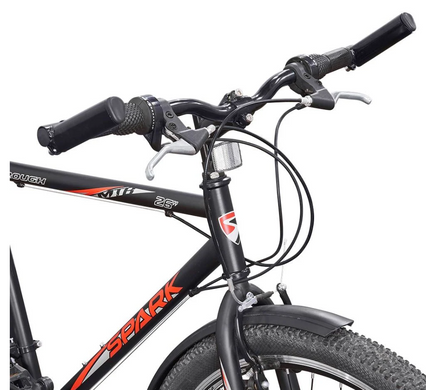 Велосипед SPARK ROUGH 26-ST-20-ZV-V (Черный с красным) (mot148483_1) фото