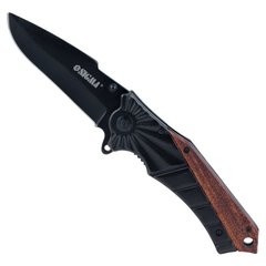 Нож раскладной 120мм (рукоятка комбинированная, металл-дерево) SIGMA (4375801) фото