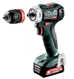 Акумуляторний шурупокрут Metabo PowerMaxx BS 12 BL Quick (601039500) фото