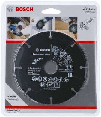 Диск по дереву, Bosch Bosch Multi Wheel 125*1 мм (2608623013) фото