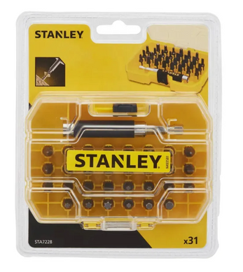 Набор бит и сверл Stanley, Torx, 25 мм, 31 шт, кейс (STA7228) (STA7228) фото