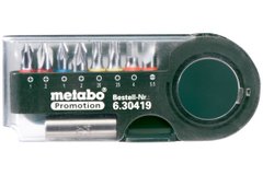 Набор бит Metabo 9 шт. Promotion (630419000) (630419000) фото