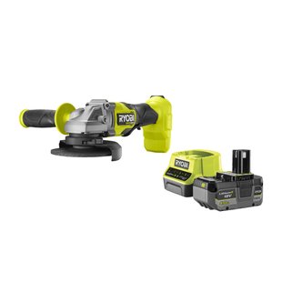 Акумуляторна кутова шліфмашина Ryobi One+ RAG18X-1C40S (5133005614) фото