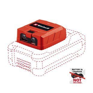 Акумуляторний адаптер для зарядки USB-пристроїв Einhell TC-CP 18 Li USB A/C-Solo (4514148) фото