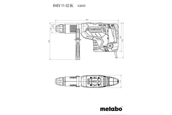 Перфоратор Metabo KHEV 11-52 BL (600767500) фото