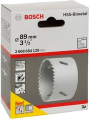 Биметаллическая коронка Bosch HSS-Bimetall, 89 мм (2608584128) фото