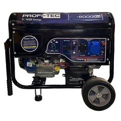 Бензиновый генератор для дома PROFI-TEC PE-7000GE (7.0 кВт, электростартер) (pt4764) фото
