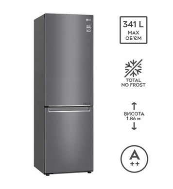 Двухкамерный холодильник LG GA-B459SLCM DoorCooling+ (GA-B459SLCM) фото