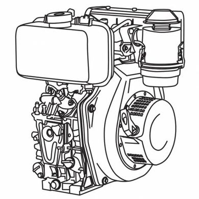 Дизельний двигун Vitals DM 14.0sne (k148190) фото