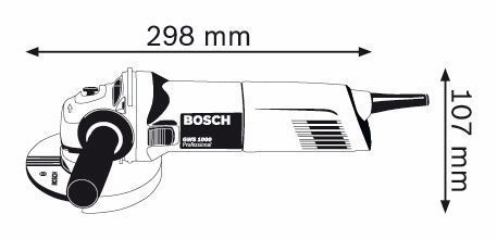 Угловая шлифмашина Bosch GWS 1400 (601824806) фото