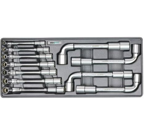 Набір торцевих ключів Whirlpower 8-19 мм, 11 шт, ложемент (ukr23295) фото