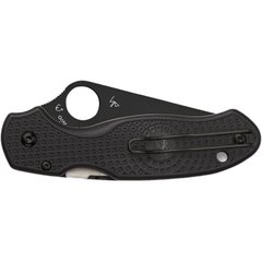 Нож складний Spyderco Para 3 Black Blade FRN, серрейтор (С 223SBBK)